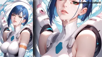 Ichigo darling in the franxx teases with her tight pussy and blowjob