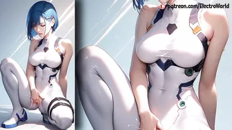 Ichigo darling in the franxx teases with her tight pussy and blowjob