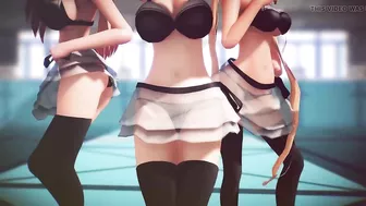 Mmd R-18 Anime Girls Sexy Dancing Clip 261