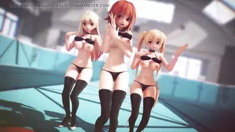 Mmd R-18 Anime Girls Sexy Dancing Clip 261