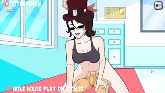 Hole House Gameplay Mad Moxxi Bounding On Dick Creampie Orgasm