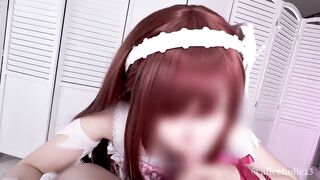 Japanese Game Idol Cosplaying blowjob & sex hentai video