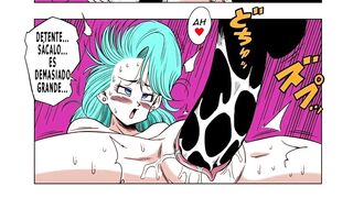 Mr. Popo fucks Bulma's tight pussy with his long cock - Dragon Ball Z