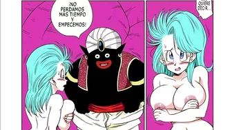 Mr. Popo fucks Bulma's tight pussy with his long cock - Dragon Ball Z