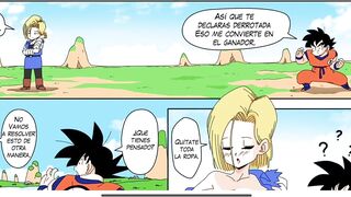 Android 18 Anally Fucked By Goku, Receives Anal Creampie