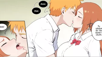 Orihime Inoue passionately fucked by Ichigo - Bleach Porn Manga