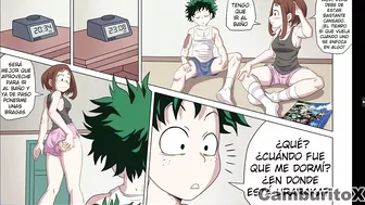 Uraraka's Wet Pussy Drilled by Deku's Cock - My Hero Academia