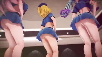 Mmd R-18 Anime Girls Sexy Dancing Clip 286