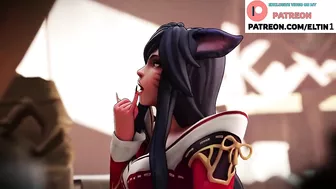 Hot Ahri Do Sweet Blowjob And Getting Cum In Mouth | Best LOL Hentai 4k 60fps