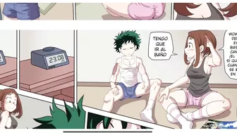 Izuko Midoriya finds Ochaco Uraraca and ends up fucking her