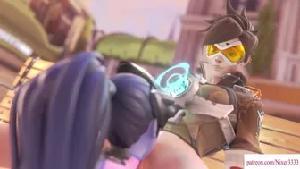 Hot Lesbian Overwatch Hentai Tracer x Widowmaker