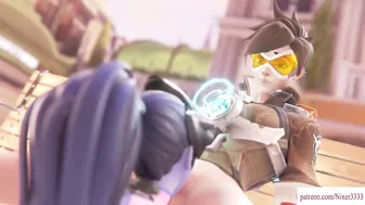 Hot Lesbian Overwatch Hentai Tracer x Widowmaker