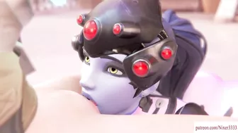 Hot Lesbian Overwatch Hentai Tracer x Widowmaker