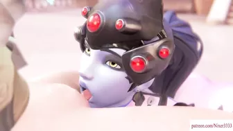 Hot Lesbian Overwatch Hentai Tracer x Widowmaker