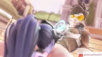 Hot Lesbian Overwatch Hentai Tracer x Widowmaker