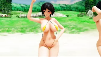 Asagi Zoe in the beach