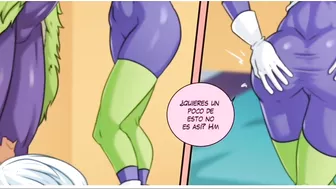 Dragon ball-broly folla fuertemente a chelai