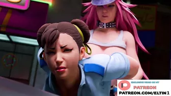 Futanari Police Hard Fucked Chun Li On Hood Of Car | Futa Street Fighter Hentai 4k