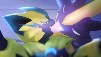 Zeraora & Toxtricity Lewd Training Pokemon Fucking Hentai Animation