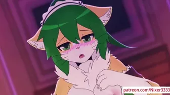 Hot furry maid hentaimaid