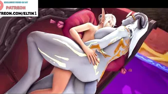 Futanari Furry Have Fun Fucking Elf And Creampie | Best Futa Furry WOW Hentai 4k 60fps