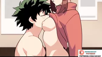 URARAKA X DEKU MORNING HENTAI STORY | MY HERO ACADEMIA HENTAI ANIMATION