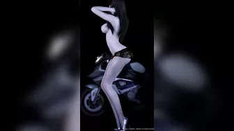 3D sexy slut naked boobs dance for you