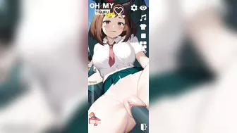 Ochako uraraka chan mi academia de heroes anime hentai waifu