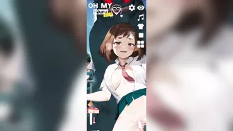 Ochako uraraka chan mi academia de heroes anime hentai waifu