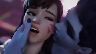 Submissive D.Va [BaronStrap]