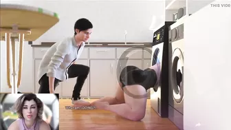 Apocalust (my Stepmom Trapped in the Washing Machine) Beautiful Big Ass, Hot MILF