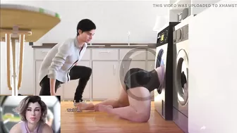 Apocalust (my Stepmom Trapped in the Washing Machine) Beautiful Big Ass, Hot MILF