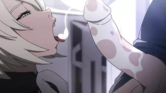 4K Nier Fuckomata Cartoon Porn - "Let Me Do Something To You, Okay?"