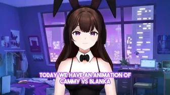 Bunny Vtuber Reacts to Cammy vs Blanka [HENTAI]