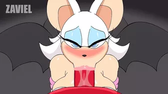 Rouge's Night Escapade - Sonic Yiff Hentai Cartoon