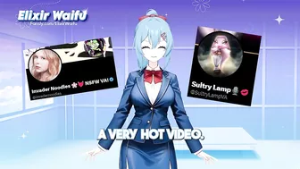 Vtuber watches Elastigirl ROUGH with Cass to deepthroat throatpie