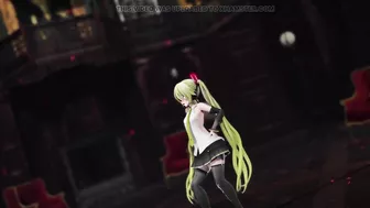 Hatsune Miku Undress Dance Reversible Campaign Mmd 3D Blonde Hair Color Edit Smixix