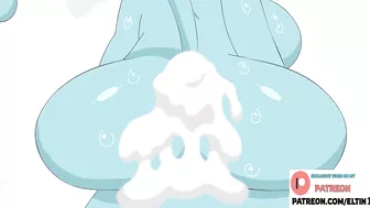 Gumball`s Mom Hard Fucking In Shower And Getting Creampie | Furry Hentai Animation World of Gumball