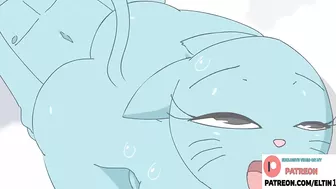 Gumball`s Mom Hard Fucking In Shower And Getting Creampie | Furry Hentai Animation World of Gumball