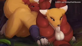 Renamon's Blowjob || 4K60