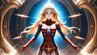 Slideshow Video of Captain Marvel Nude Photos - Animation version