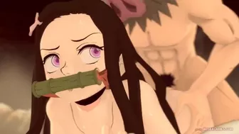 Nezuko Kamado anal creampied by Inosuke. (Greatm8) [Demon Slayer: Kimetsu No Yaiba]