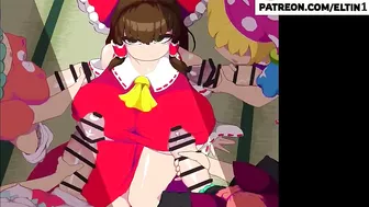 Futanari Girls Hot Gangbang Jerking And Cumshot | Cartoon Futa hentai 4k