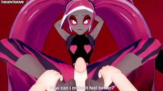 Hazbin Hotel Velvette Gives You A Footjob Hentai POV