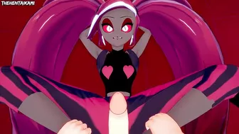 Hazbin Hotel Velvette Gives You A Footjob Hentai POV