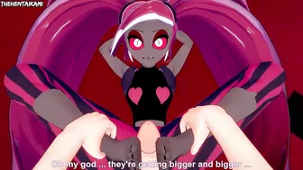 Hazbin Hotel Velvette Gives You A Footjob Hentai POV