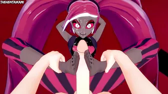 Hazbin Hotel Velvette Gives You A Footjob Hentai POV