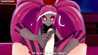 Hazbin Hotel Velvette Gives You A Footjob Hentai POV