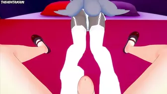 Hazbin Hotel Sera Gives You A Footjob Hentai POV