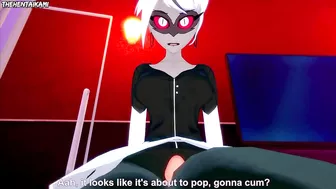 Hazbin Hotel Carmilla Carmine Gives You A Footjob Hentai POV